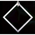 Classy Ornamentals Beveled Square Ornament - Starfire Glass